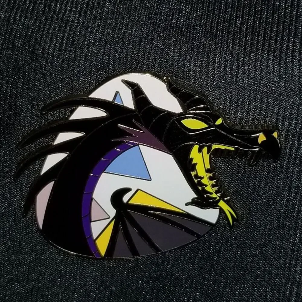 Disney Maleficent Dragon CHASER Pin Villains Rewind Jumbo PALM Sleeping Beauty